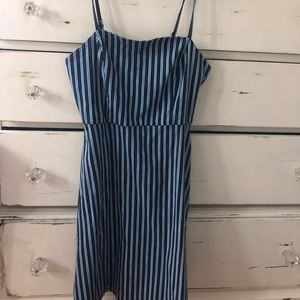 Blue stripped dress size xs